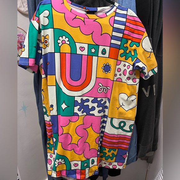 NOOWORKS Tee Dress in Wormiverse - Picture 2 of 5